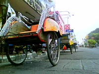 Pesawat becak.